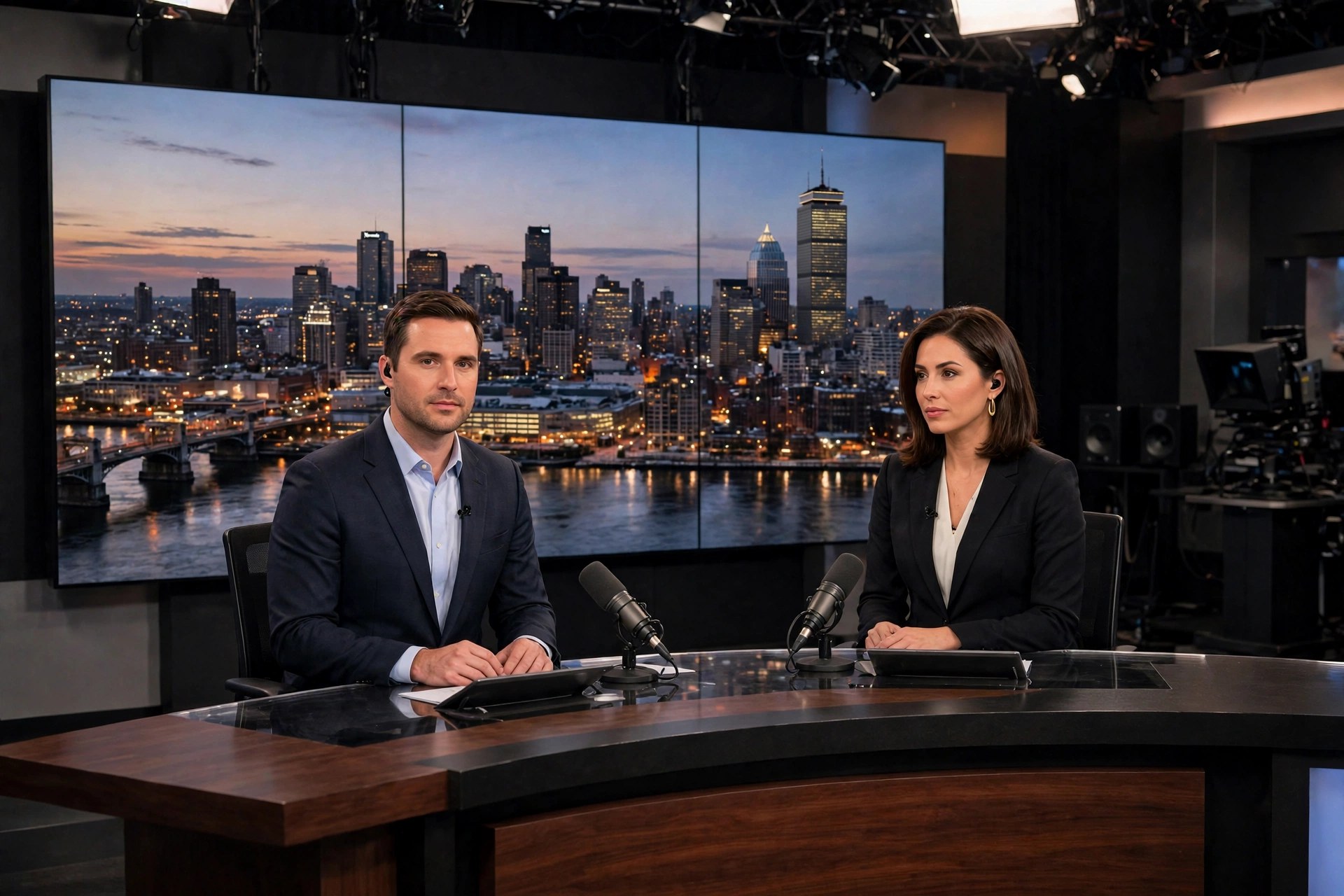 Newark Brick City News at 6 anchors